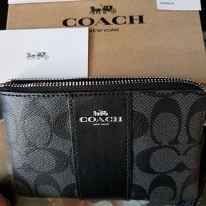 Brand New Black Coach Wristlet!